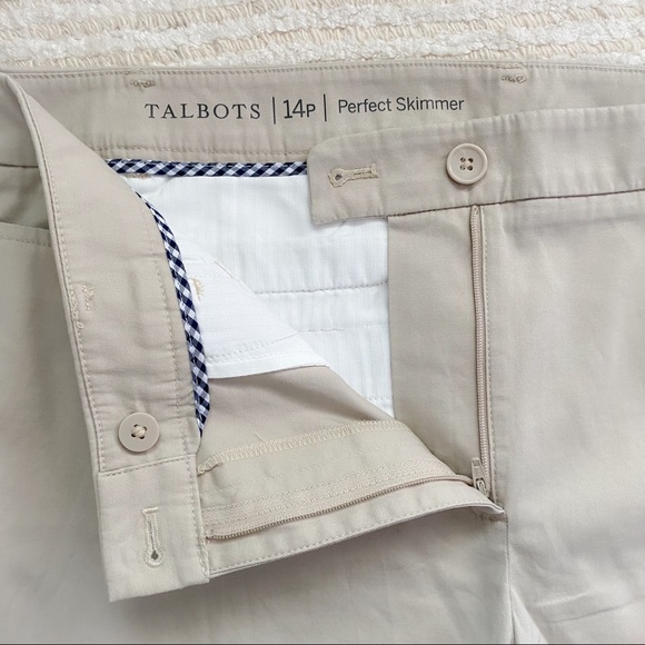 NWT Talbots Perfect Skimmer pedal pushers - Picture 5 of 15